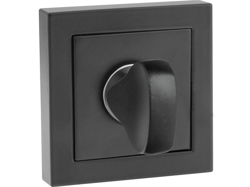 Szyld drzwiowy Kuchinox krótki kwadratowy Wc czarny