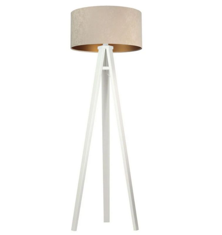 Lampa Bps Koncept stojąca HOME 50 beżowa/złota/biała 1 szt