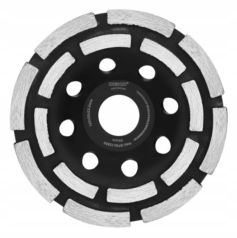 Tarcza diamentowa garnkowa DEKO turbo do szlifowania betonu 125mm 1 szt.