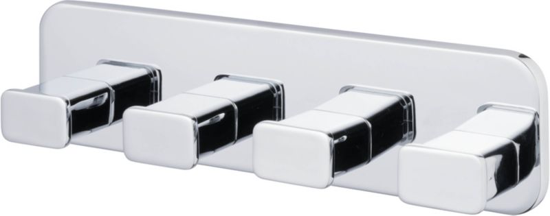 Wieszak poczwórny na ręczniki Bisk Tore chrom