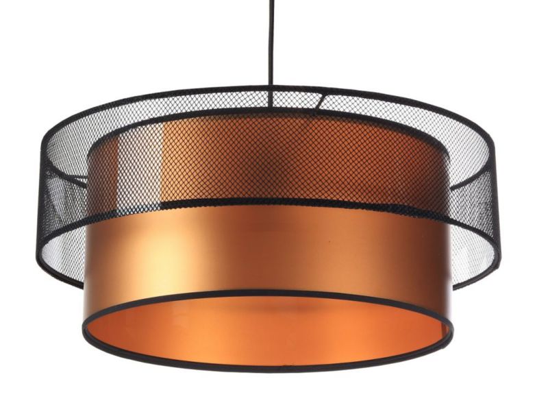 Lampa Bps Koncept wisząca DOUBLE NET 60 miedziana 1 szt