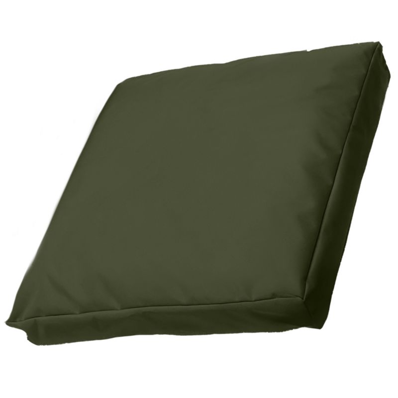 Poduszka Na Krzesło Siedzisko 60x60 EDANTI Z Zamkiem Wodoodporna Gruba Do Domu Ogrodu Zielona 1 szt