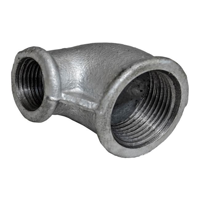 Kolano redukcyjne ocynkowane ErE 1" x 1/2"