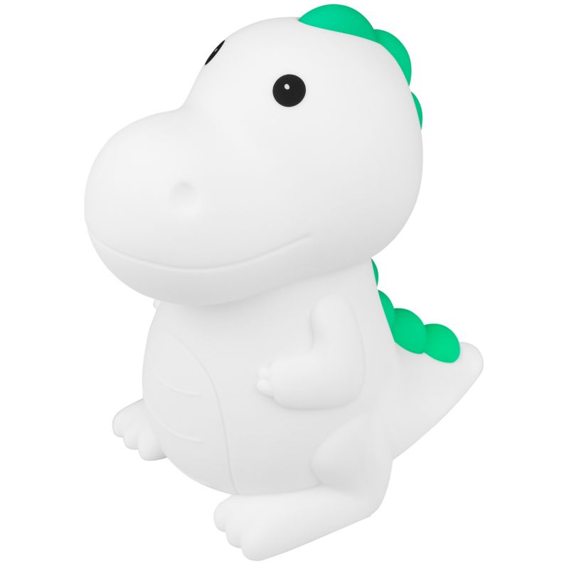 Lampka LED MasterLED Dinozaur RGBWW 2,5W 3000K dziecięca nocna silikonowa USB 1 szt.