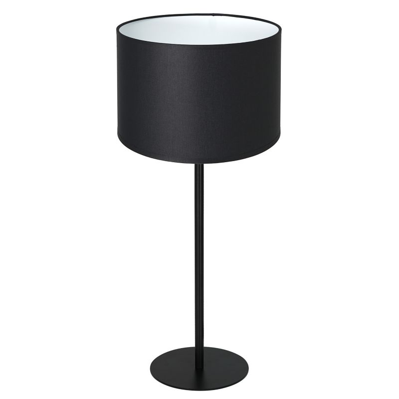 Lampka stołowa Luminex Arden czarny mat-biała 1 x E27 x 15W IP20 wym: 56 x 25 x 25 cm metal - 1 szt.
