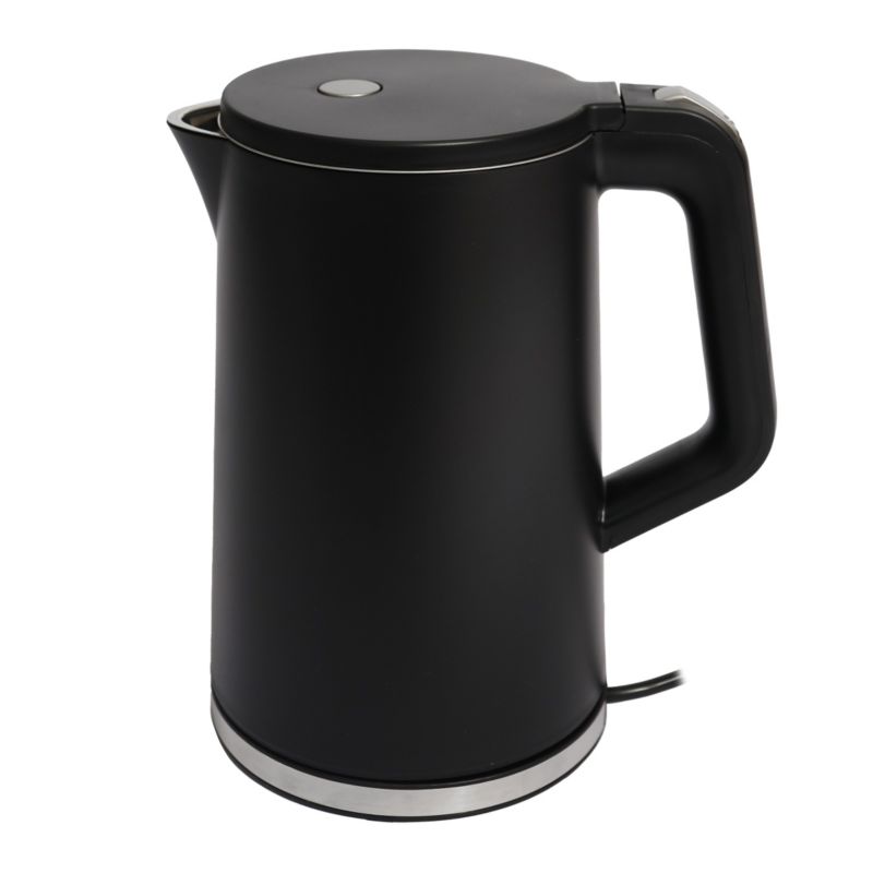 Czajnik elektryczny Bauerkraft bezprzewodowy turystyczny 1500W 1.7l obrotowy czarny 1szt