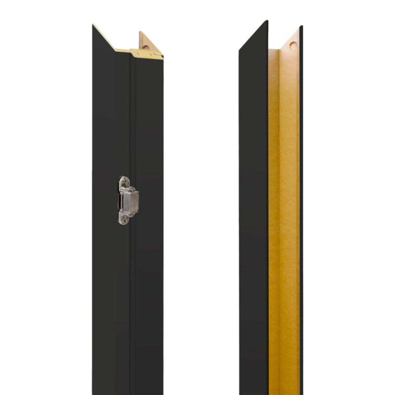 Baza ościeżnicy regulowana Fortia 275-295 mm lewa do drzwi bezprzylgowych czarna premium