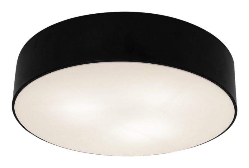 Plafon sufitowy lampa Rabalux Renata czarny matowy-biały 3 x E27 x 10W IP20 wym: 10 x 45 x 45 cm - 1 szt.