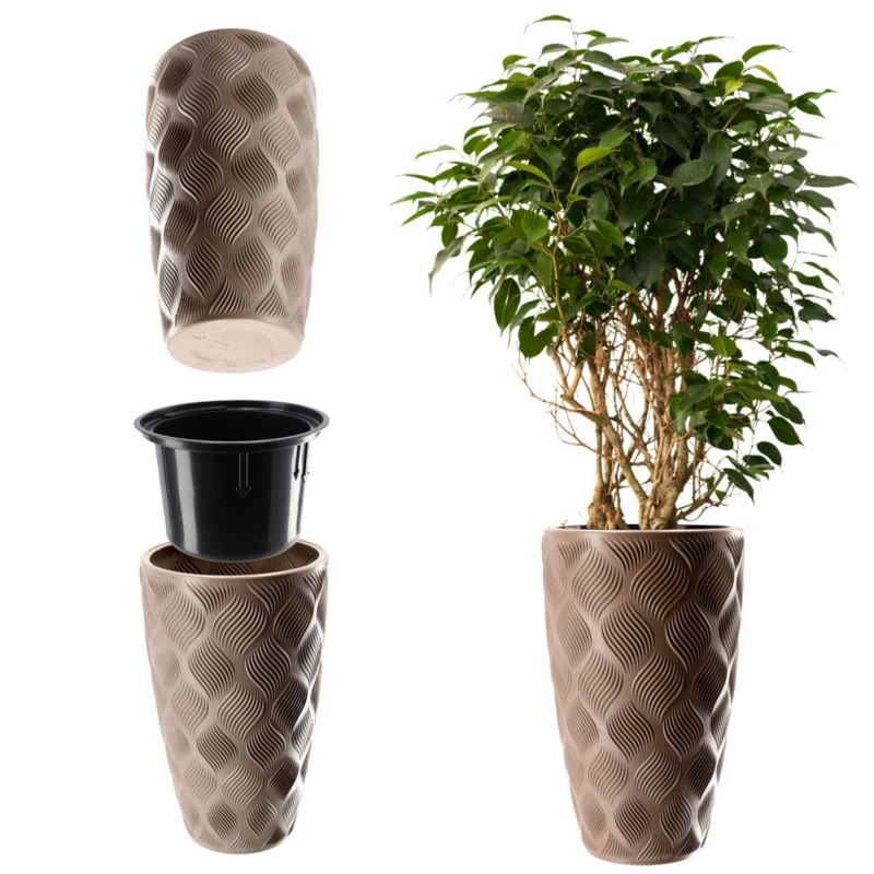 Doniczka KADAX Donica Ogrodowa Wysoka Z Wkładem 58,5cm 1 szt.