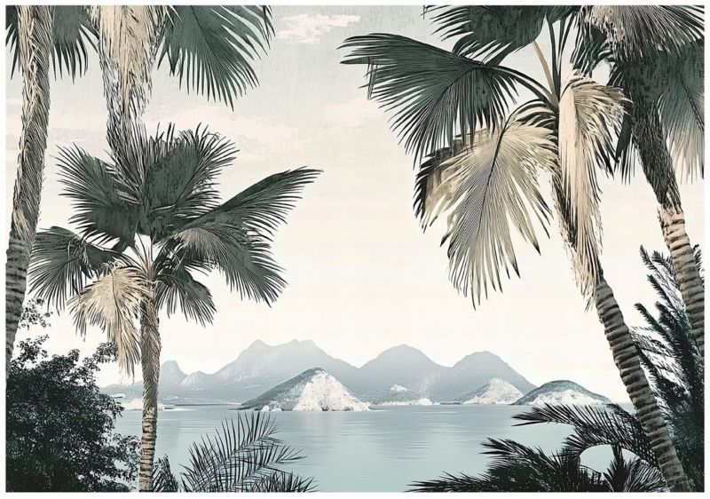 Fototapeta Na Flizelinie WALLARENA 350x250 cm Tapeta Do Sypialni Salonu Kuchni Dżungla Góry Las 1 szt.