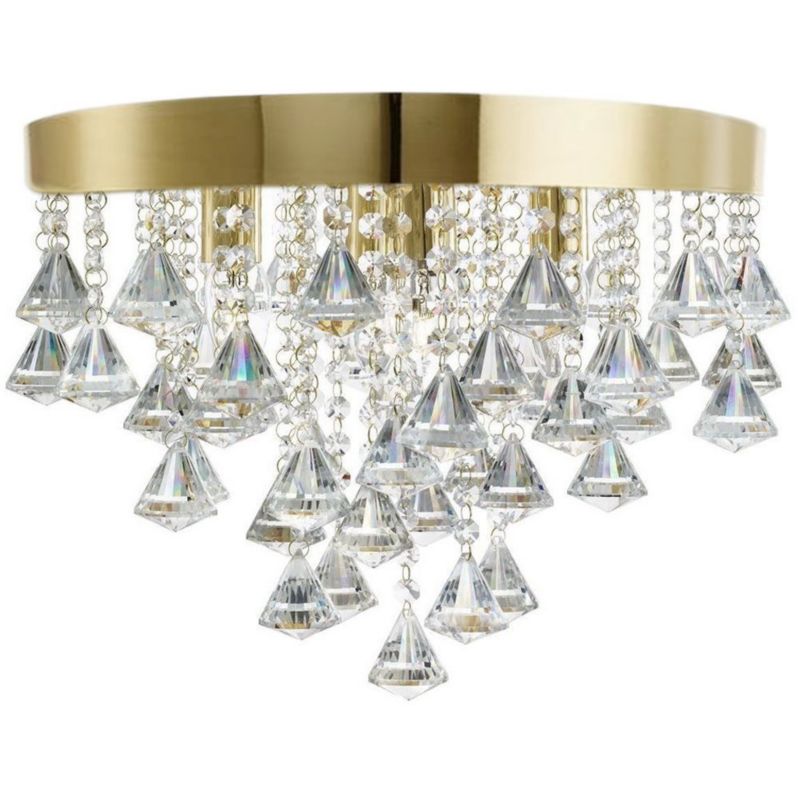 Lampa Sufitowa Wisząca Toolight App1655-3Cp Złoty