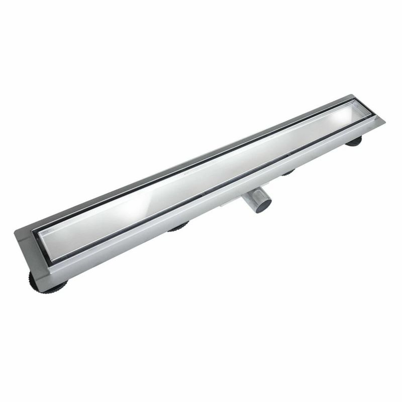 Odpływ liniowy prysznicowy BVT Best Drain 80 cm metalowa pokrywa 2w1 chrom 1 szt.