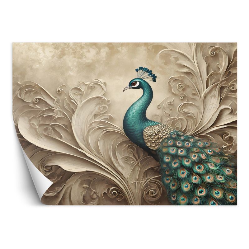 Fototapeta Feeby Paw Ptak Zwierzęta Beżowy 350x245 1 szt