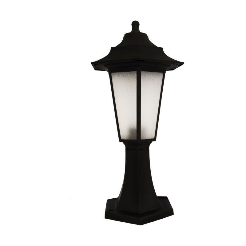 Lampa ogrodowa stojąca Struhm Begonya1 czarna 1 x E27 x IP44 wym: 42,8 x 22,2 x 22,2 cm - 1 szt.
