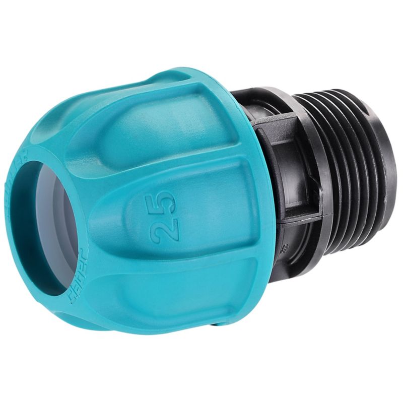 Złącze rury 25 mm z gwintem zewnętrznym 1"