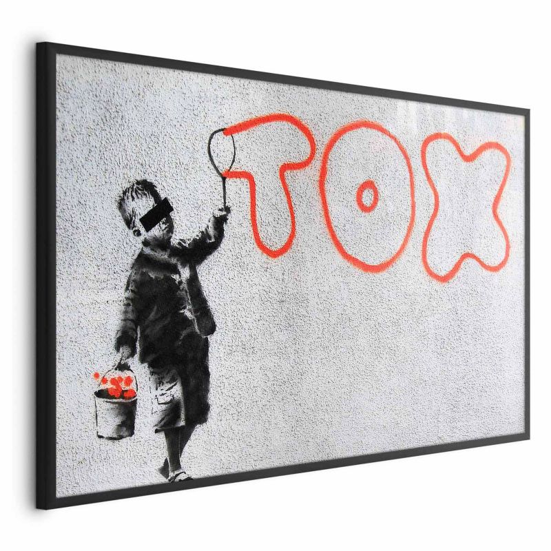 Plakat Artgeist Toksyczny 90x60 cm z ramą czarną 1 szt