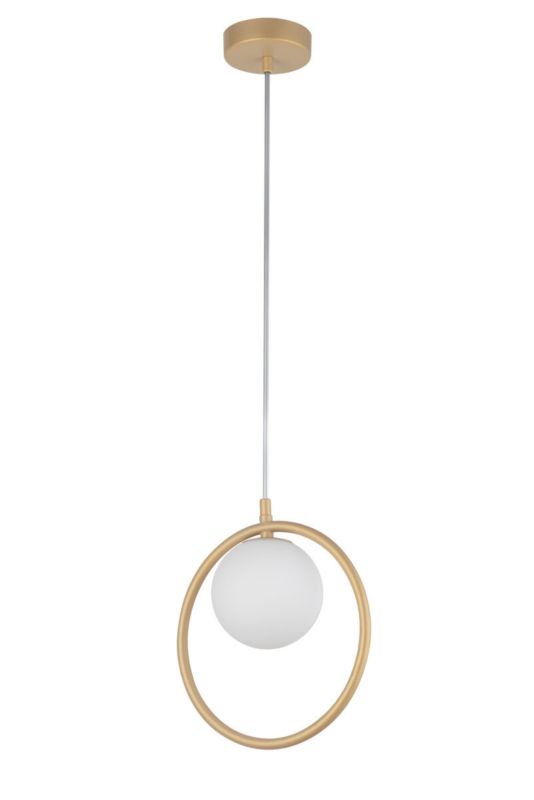 Lampa wisząca Sigma Lighting Aqua 0034 złoto-biała dekoracyjna 1xG9 x 12W 1 szt.