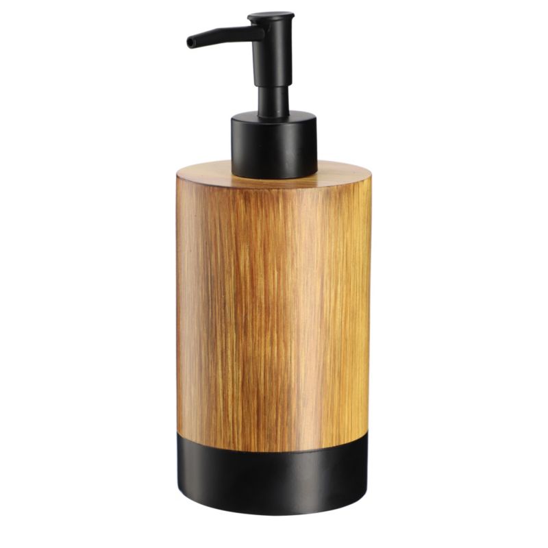 Dozownik mydła KADAX 350ml Na mydło Wzór Drewna Brązowy 1szt.