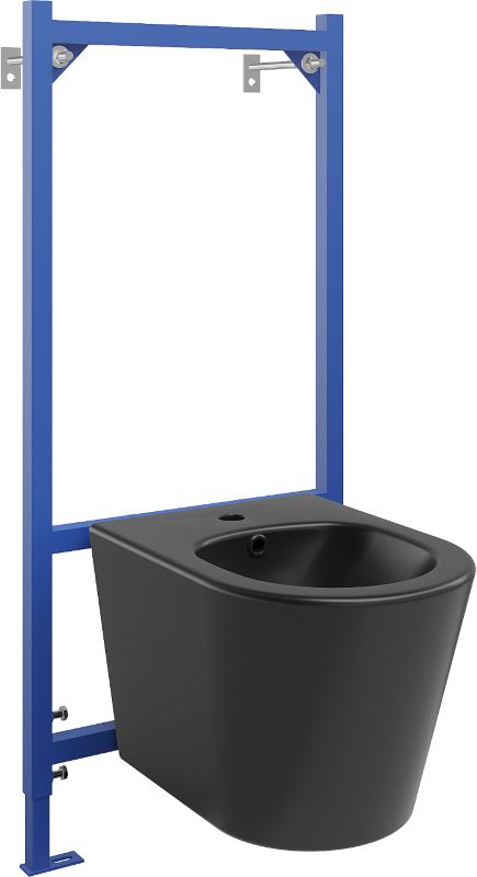 Zestaw podtynkowy bidetowy Mexen Rico czarny mat 48 cm 1 szt.