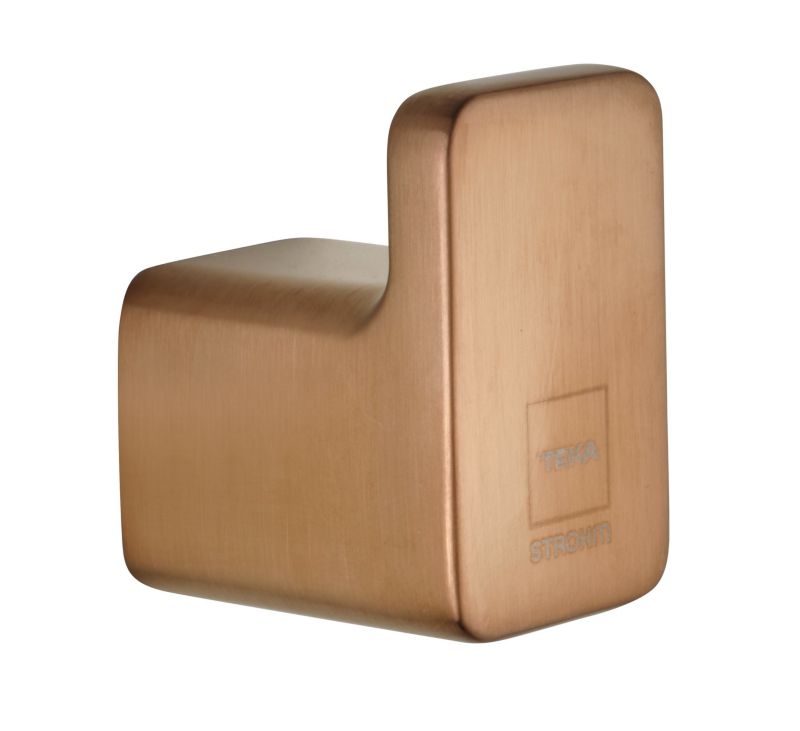 Wieszak na ręcznik Teka Formentera brązowy montaż ścienny 4,5x2,8 cm 1 szt.