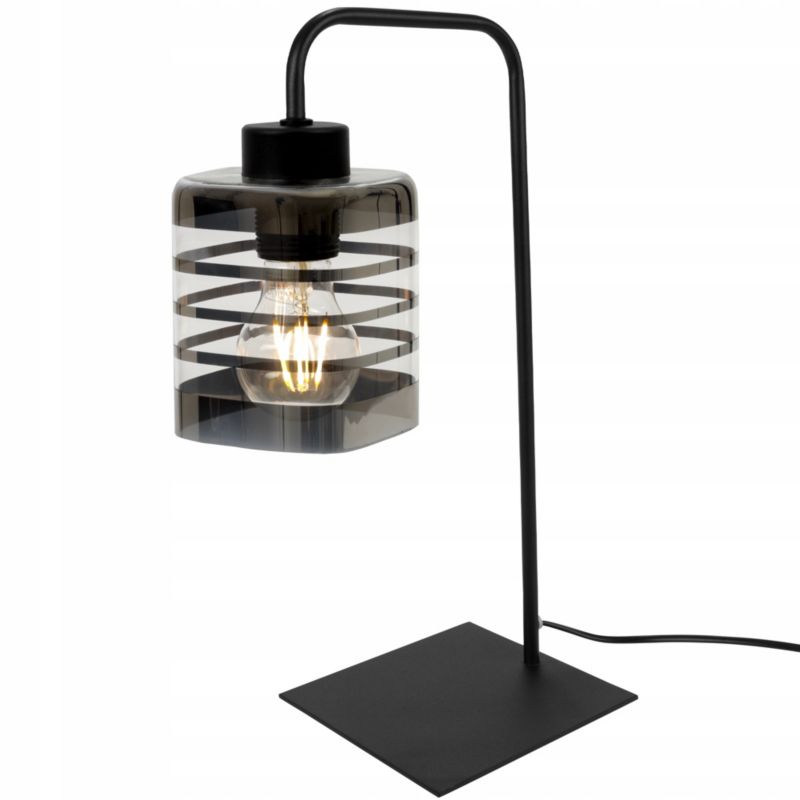Lampa stołowa nocna Light Home Helix 1x E27 60W czarny 1szt.