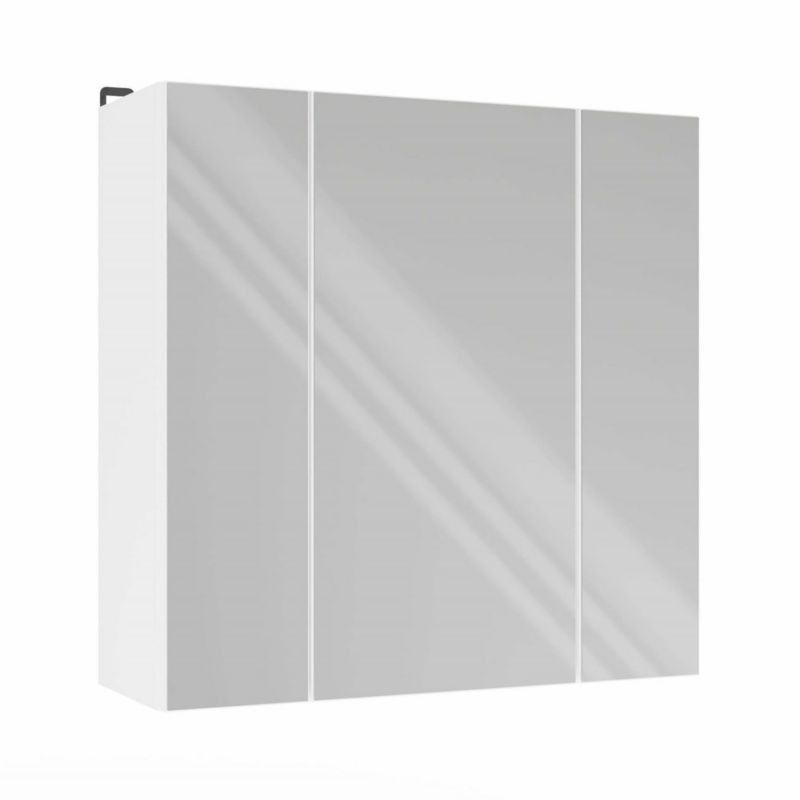 Szafka Łazienkowa Pola 3L Wisząca Z 3 Lustrami Nad Umywalkę 3 Drzwi Biała 22x60x60 cm 1 szt.