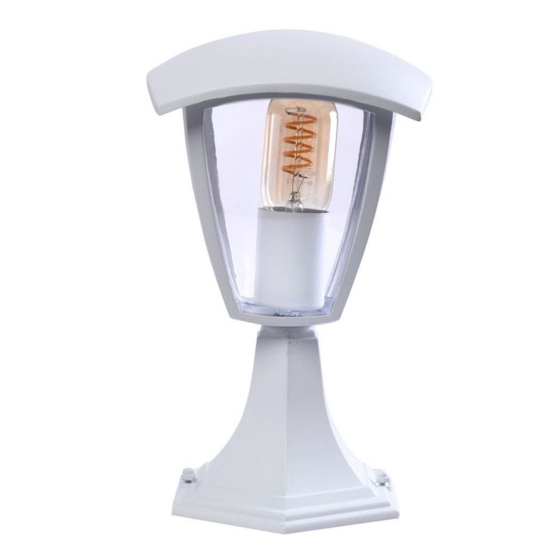 Lampa ogrodowa stojąca Eko-Light Fox biała transparentna 1 x E27 x 60W IP44 wym: 29 x 17 x 17 cm - 1 szt.