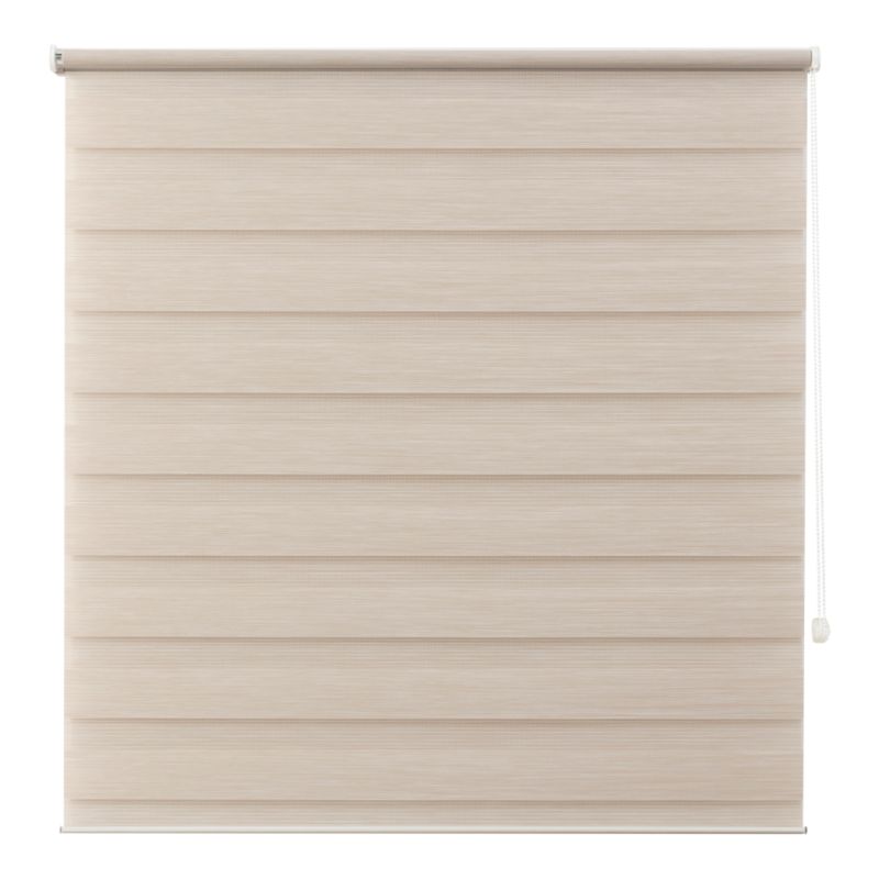 Roleta dzień/noc GoodHome Elin 157,3 x 160 cm jasnobeżowa