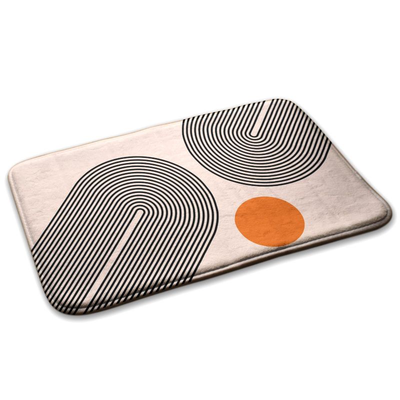 Dywanik do sypialni Tulup 90x60cm Abstrakcyjne wzory geometryczne Miękki i antypoślizgowy 1 szt.