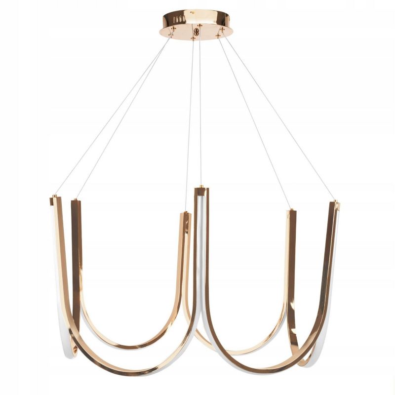 Lampa Sufitowa Wisząca Toolight App1749-Cp Złoty