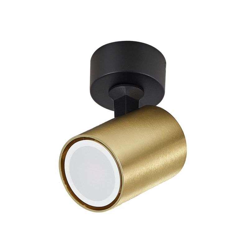 Reflektor sufitowy Light Prestige Snow złoto-czarny 1 x GU10 x 50W IP20 wym: 10,5 x 6 x 6 cm - 1 szt.