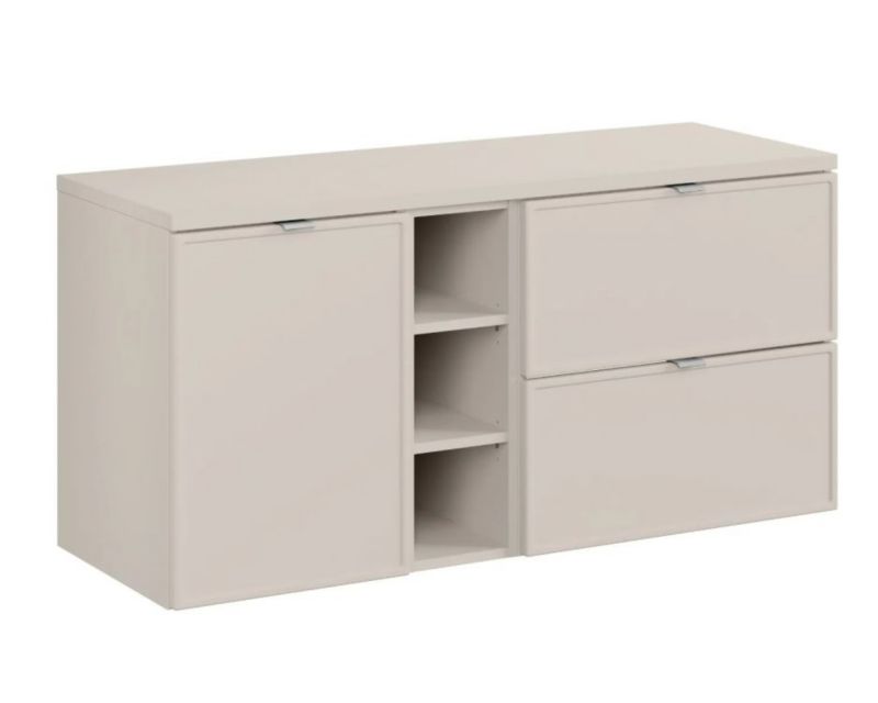 Szafka pod umywalkę COMAD nablatową BELLA CASHMERE 60cm kaszmir - zestaw z blatem 120cm 1 szt.