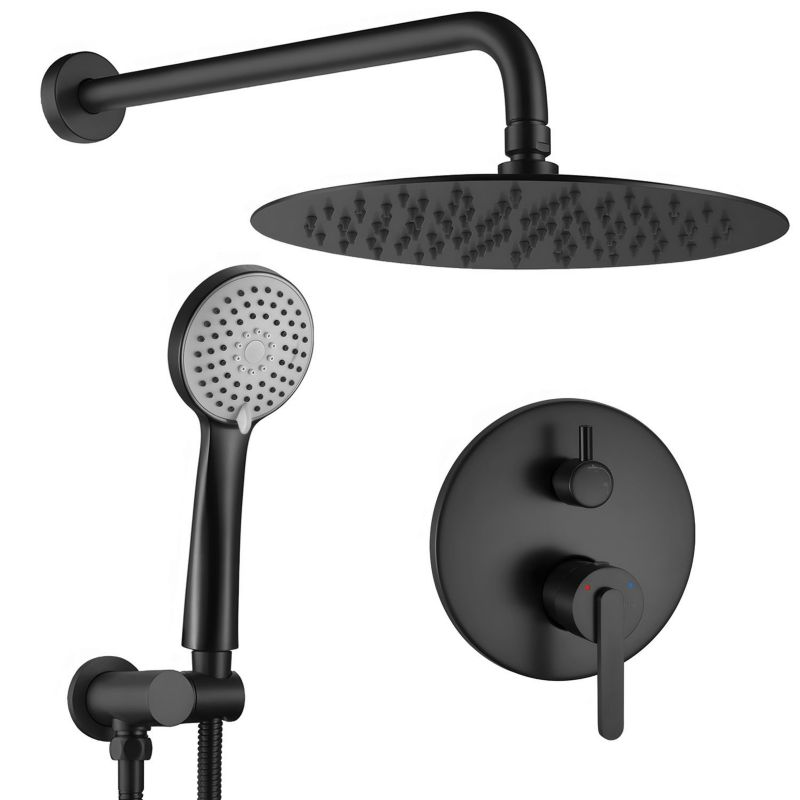 Zestaw Natryskowy Podtynkowy Rea Ontario Czarny + Box 32X17X32Cm 1 Szt