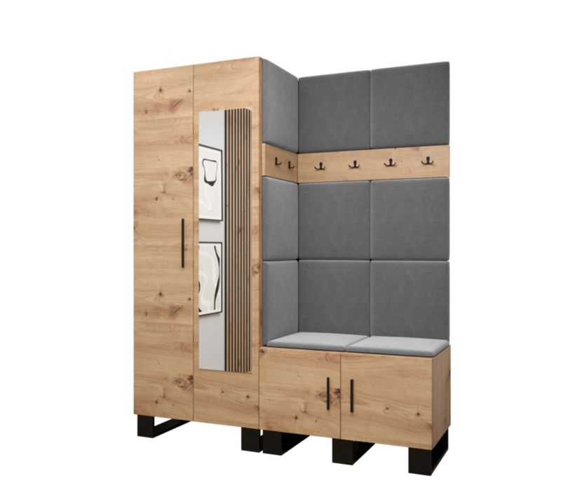 Garderoba do przedpokoju Abiks ARTIN 14 artisan+manila16 1szt.