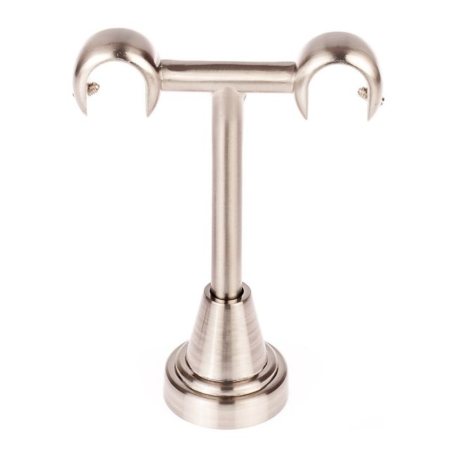 Wspornik sufitowy podwójny Colours nikiel 16 mm