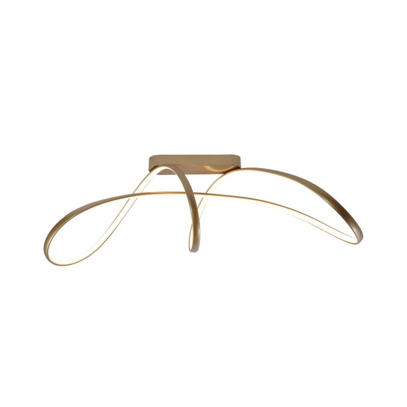 Lampa sufitowa Zuma Line Fermi złoto-biała wym: 33 x 92 x 29 cm wbudowany LED 50W 1 szt.