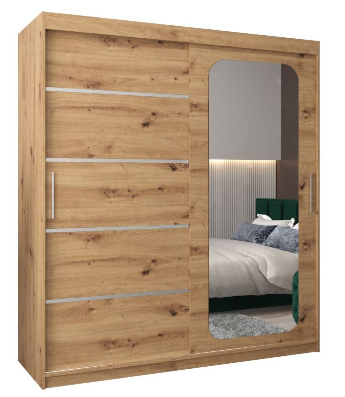 Szafa przesuwna Garderoba Abiks PROMO V2 180 artisan/artisan 1 szt.