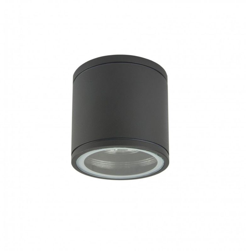 Lampa sufitowa zewnętrzna SU-MA Adela ciemnoszara 1 x GU10 x 10W IP54 wym: 9 x 9 x 9 cm - 1 szt.
