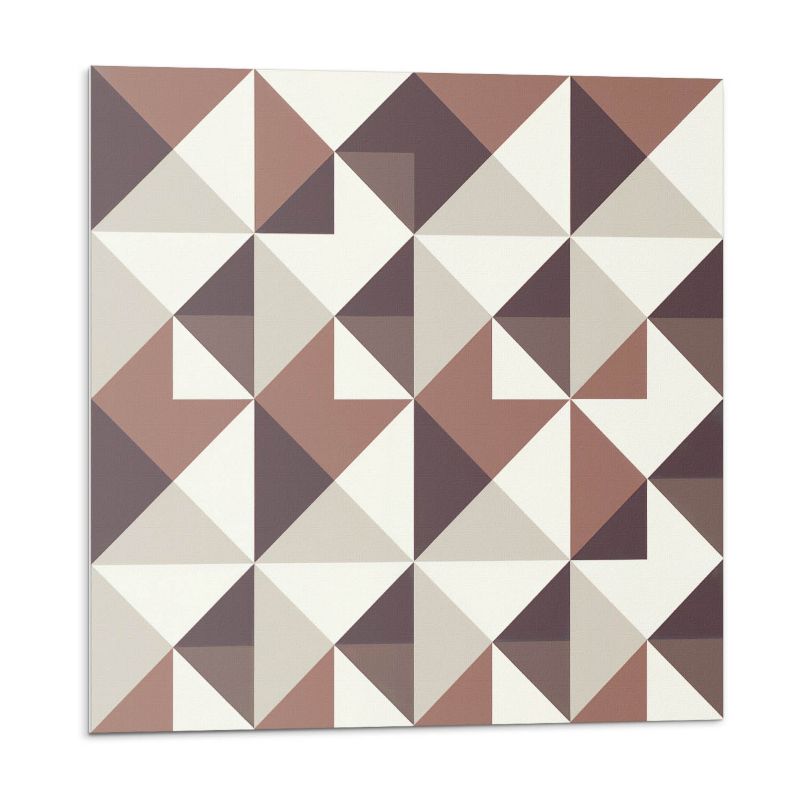 Kafelki samoprzylepne Wallfluent 50x50 cm Trójkątny motyw w nowoczesnym wzorze 4 szt.