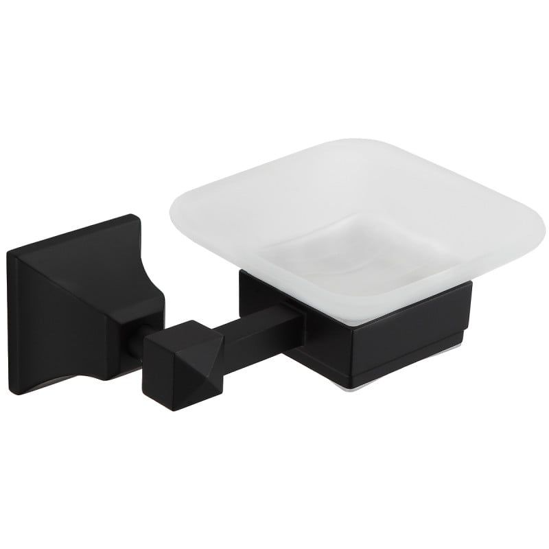 Mydelniczka ścienna Mexen Dalia czarny 15x5,5 cm 1 szt.