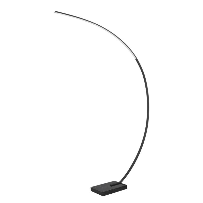 Lampa podłogowa stojąca Trio Bangkok czarna LED 18W 3000K 1400lm wym: 180 x 22 x 22 cm - 1 szt.