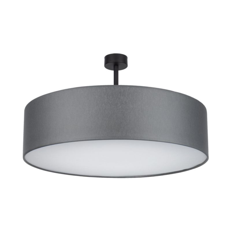 Lampa sufitowa wisząca TK-Lighting Rondo chromowana grafit wym: 35 x 60 x 60 cm 4xE27 x 1 szt.