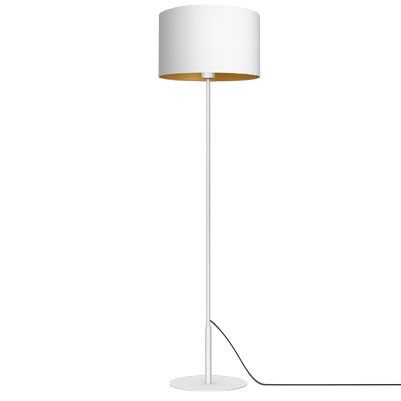 Lampa podłogowa stojąca Luminex Arden biały mat-złota 1 x E27 x 15W wym: 150 x 40 x 40 cm - 1 szt.
