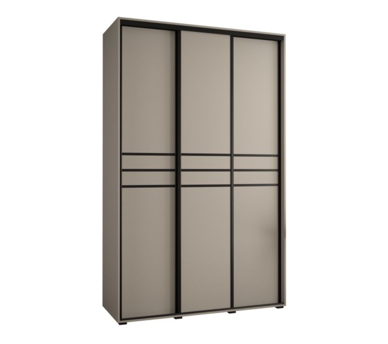 Szafa przesuwna Abiks 60 wysoka Dakota 10 150 kaszmir+kaszmir+czar 1 szt