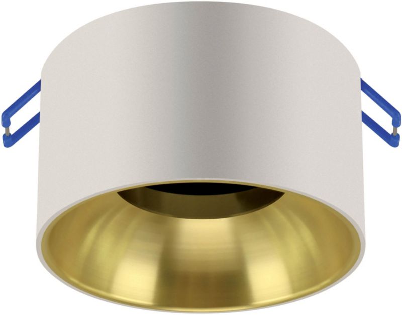 Oczko Struhm Panama GU10 białe / złote