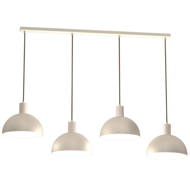 Lampa wisząca Luminex Handa kremowo-złota wym: 110 x 134 x 29 cm 4xE27 x 15W 1 szt.