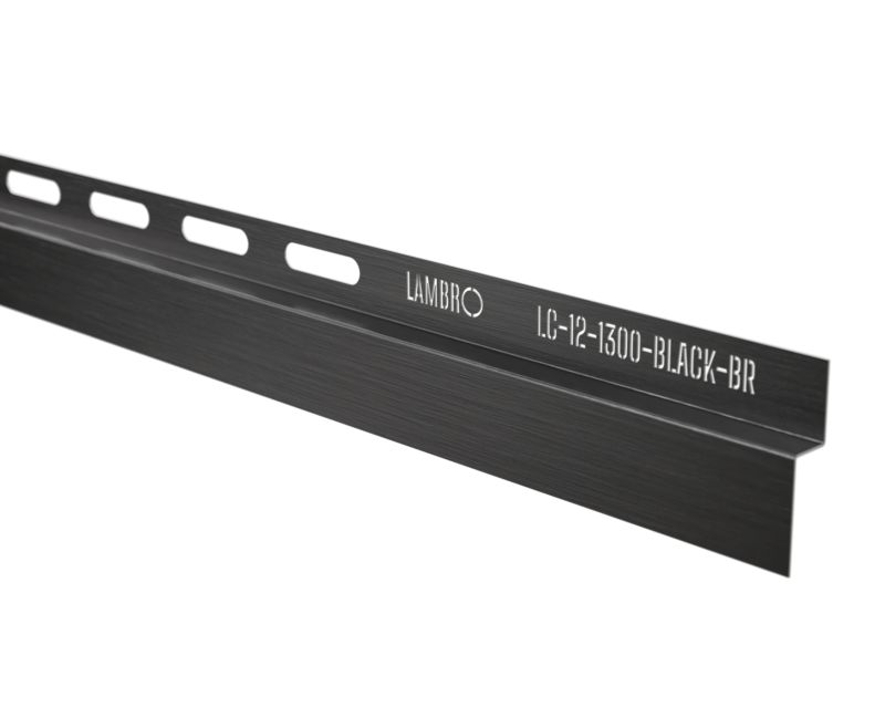 Listwa brodzikowa czołowa Lambro czarny mat 130 cm 1 szt.