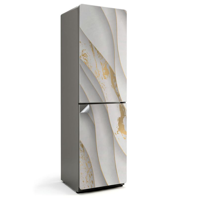 Ochronna naklejka na lodówkę Wallfluent 60x205 cm Fale i tekstury w ruchu 1 szt.