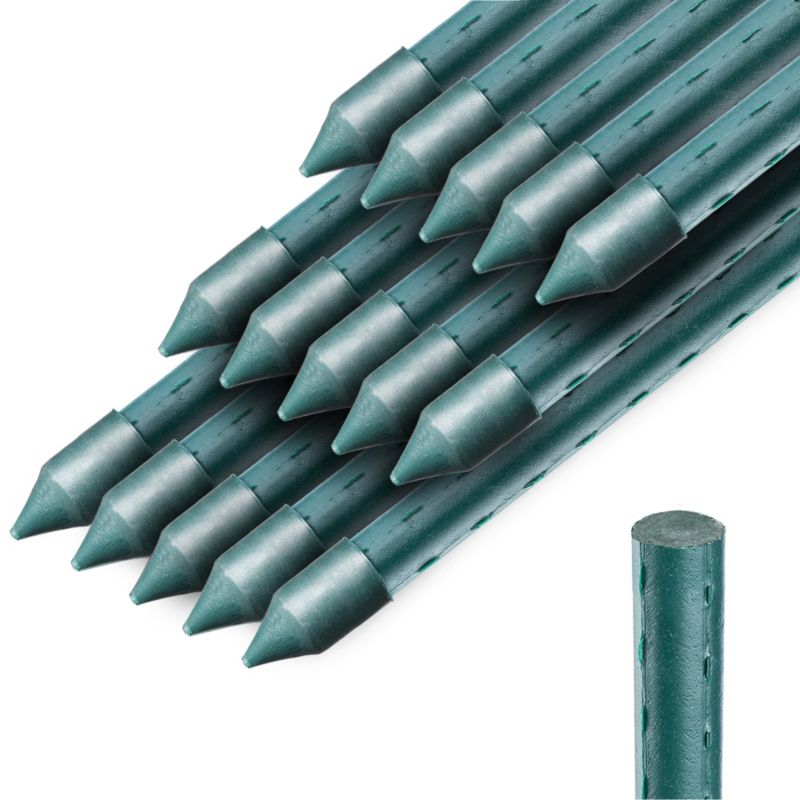 Tyczka Do Roślin KADAX Podpora 150cm Tyczki Palik Pomidorów Powlekana Stal 15szt