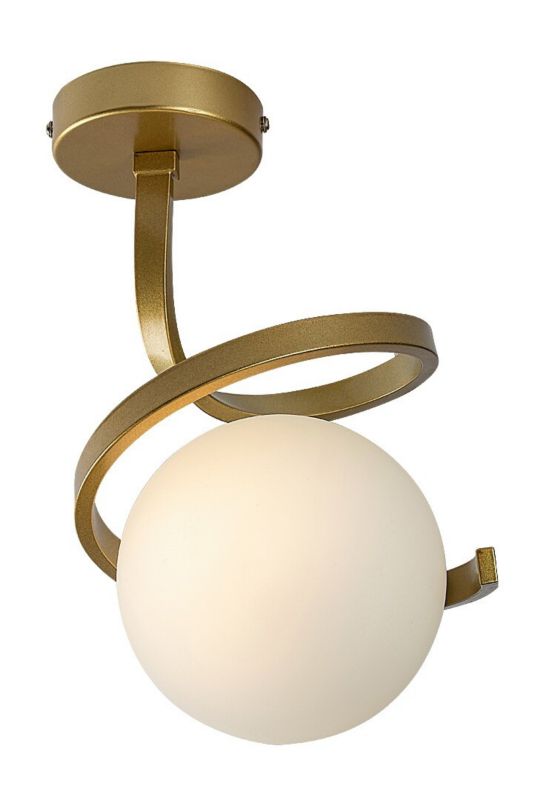 Lampa sufitowa wisząca Rabalux Sarabi 3010 złoto-biała nowoczesna 1xE27 x 1 szt.